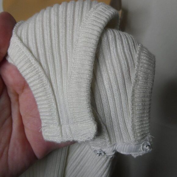 Free People Pretty in Pointelle White Bodysuit Sm - Picture 8 of 11